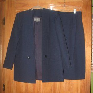 Suits by Dallas Navy Blue Blazer and Matching Skirt